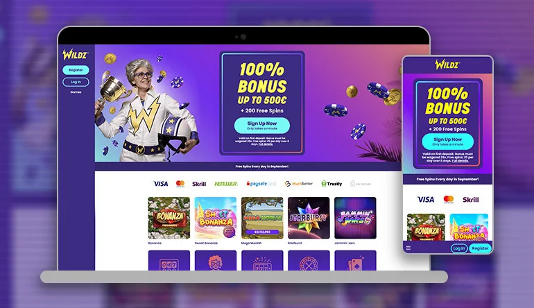 Wildz Casino screenshot